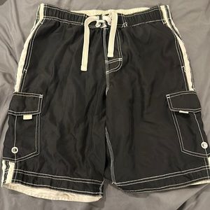 Black swim trunks men’s